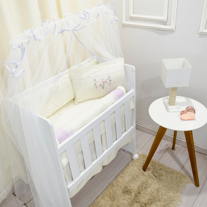 Kit Berço Balu Baby Mini Berço Encanto - 7 Peças