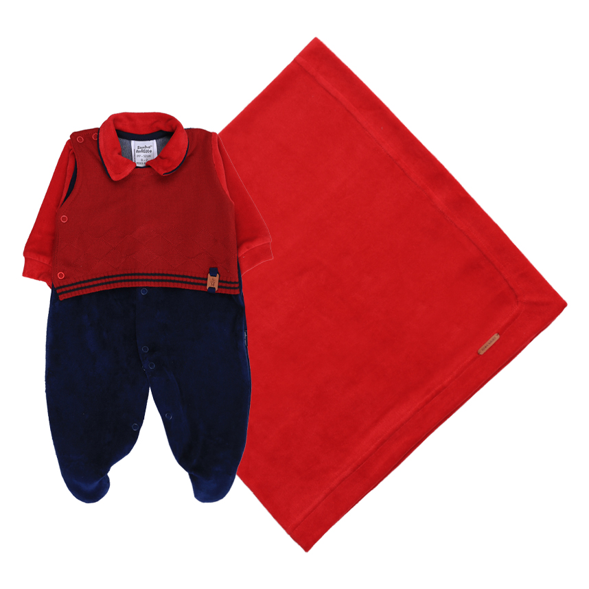 Saída Maternidade Sonho Mágico Detalhe Colete 2 Peças