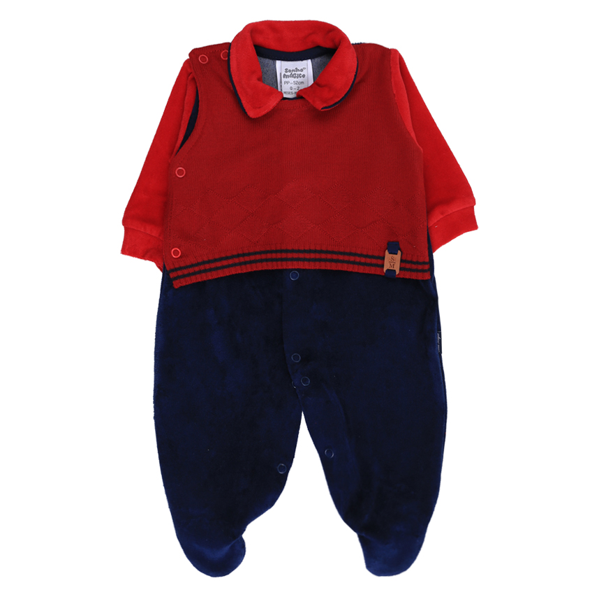 Saída Maternidade Sonho Mágico Detalhe Colete 2 Peças