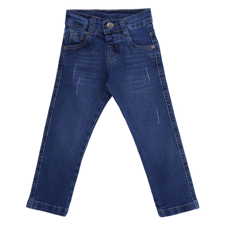 Calça Jeans Infantil Gijo Kids Detalhe Bigode E Puídos