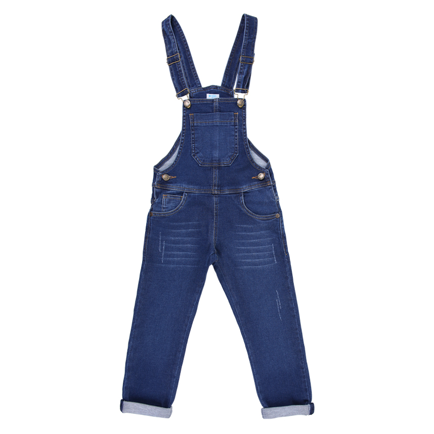 Jardineira Jeans Infantil Gijo Com Bolso Frontal