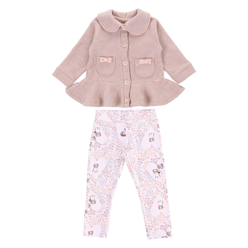 Conjunto Infantil Kiki Com Sobretudo