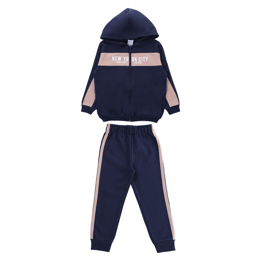 Conjunto Infantil Malwee Moletom Flanelado Estampa New York