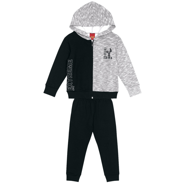 Conjunto Infantil Kyly Moletom Bicolor