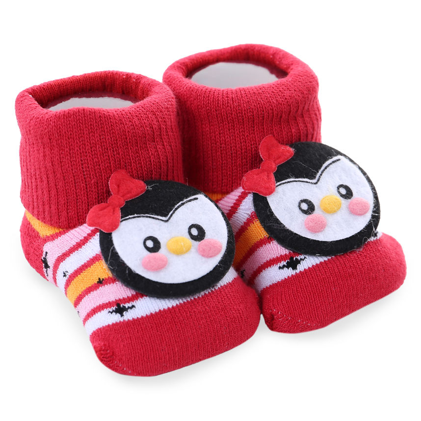 Meia Bebê Winston Com Aplique De Bichinho