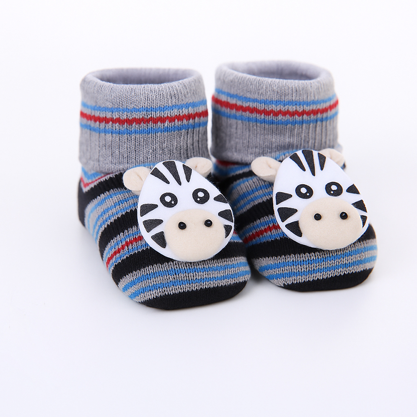 Meia Bebê Winston Com Aplique De Bichinho