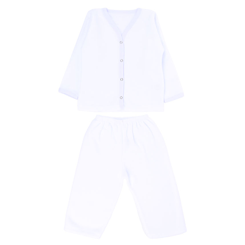 Pijama Infantil Top Chot Longo Soft Com Botões