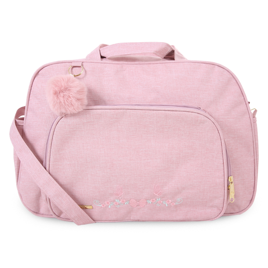 Kit Bolsa Espera Feliz Baby Garden Flores - 3 Peças Kit Bolsa Espera Feliz Baby Garden Flores - 3 Peças