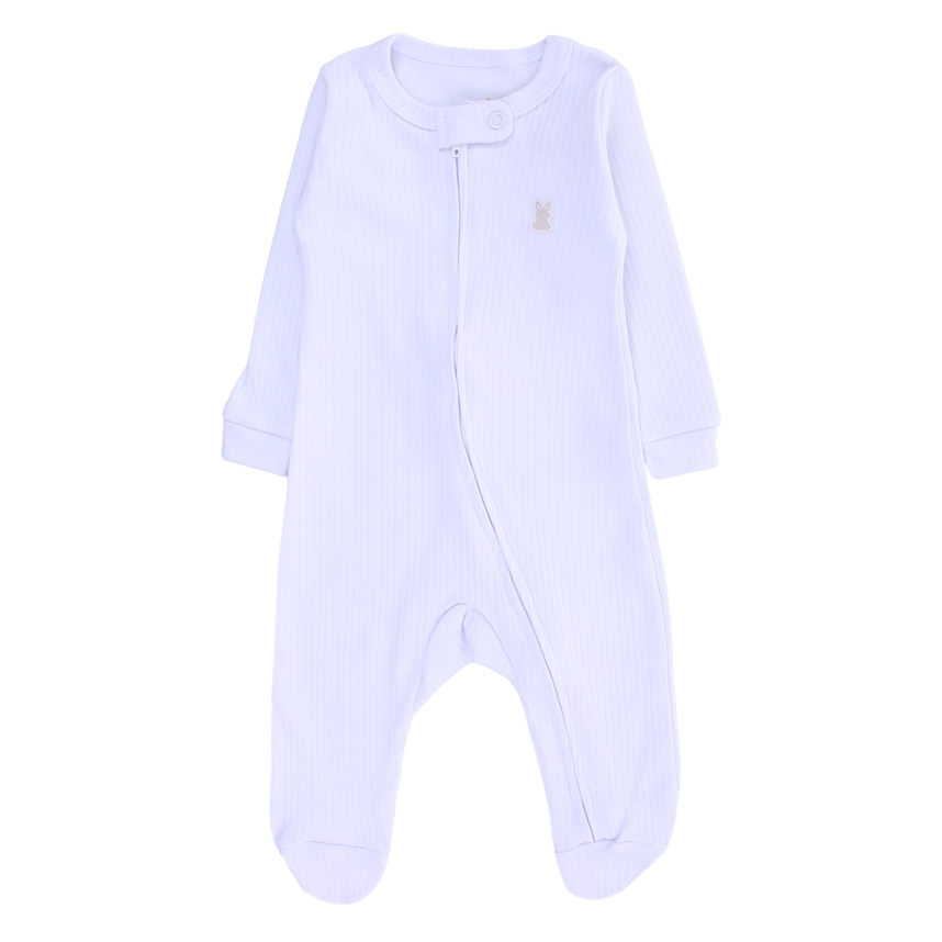 Macacão Longo Bebê Timeless Suedine Canelado