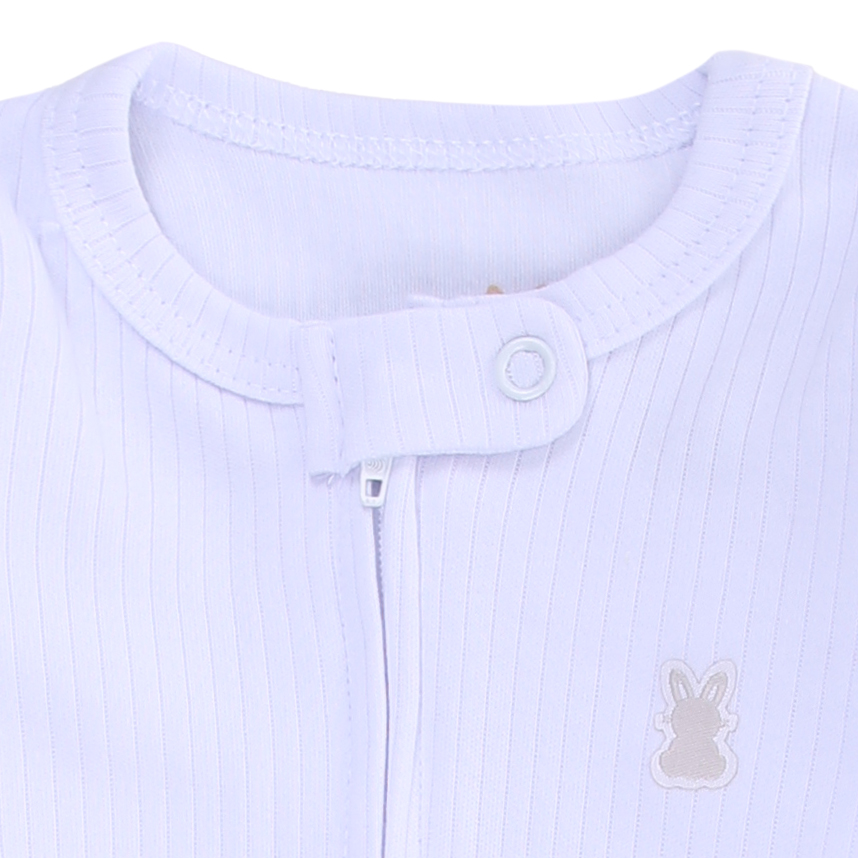 Macacão Longo Bebê Timeless Suedine Canelado