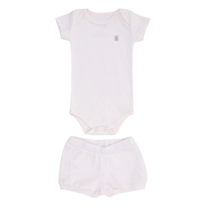 Conjunto Bebê Kiko Baby Timeless Com Body Manga Curta