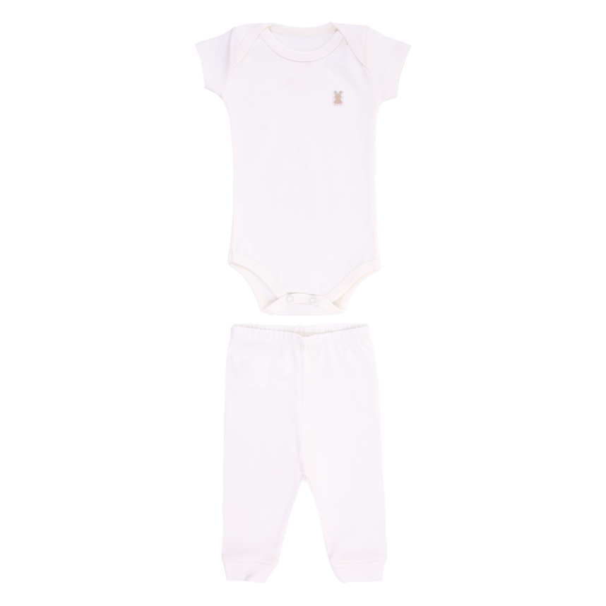 Conjunto Bebê Kiko Baby Timeless Com Body Manga Curta