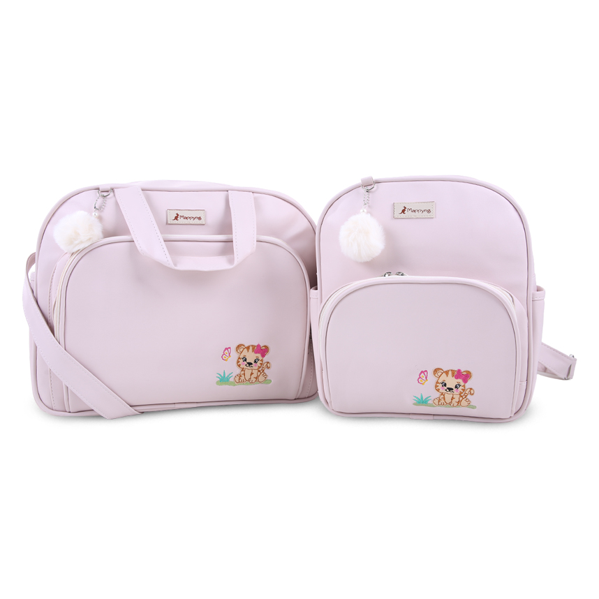 Kit Bolsa Maternidade Mappyng Zoo Tigre - 2 Peças