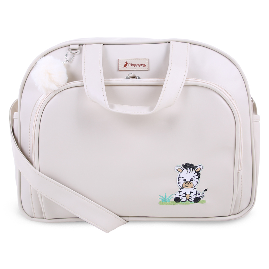 Kit Bolsa Maternidade Mappyng Zoo Zebra - 2 Peças