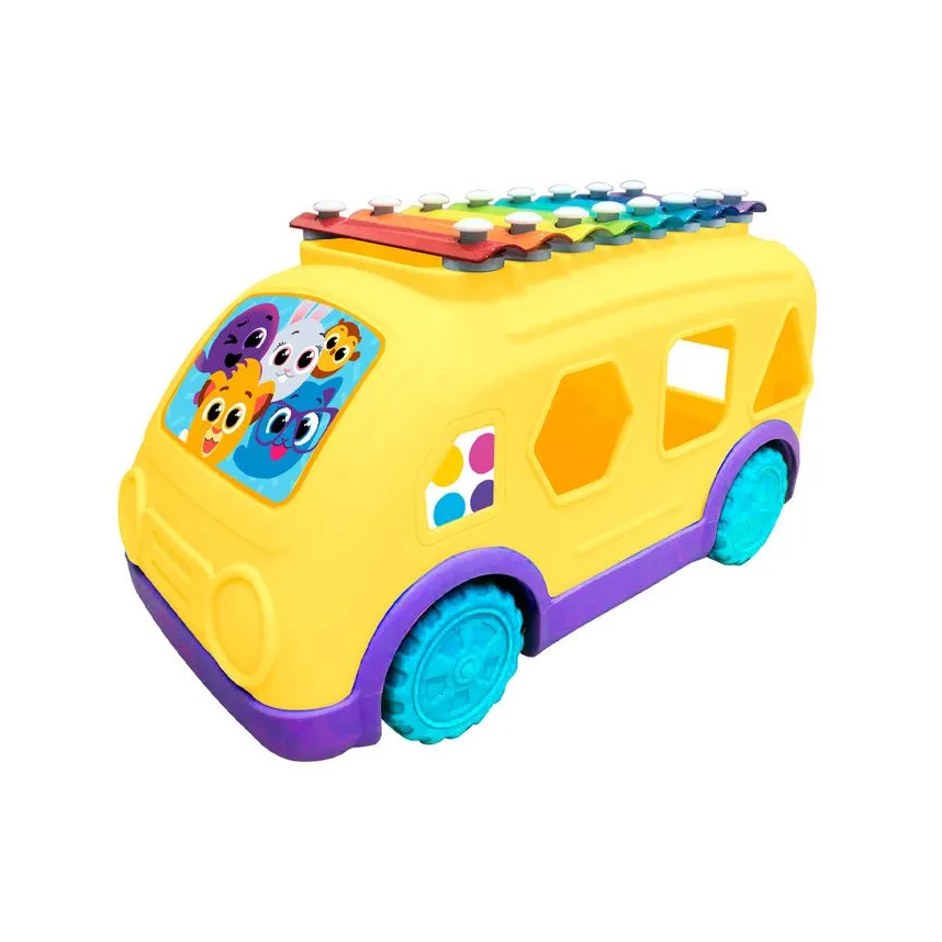 Ônibus Xilofone Yes Toys Bolofofos Ônibus Xilofone Yes Toys Bolofofos