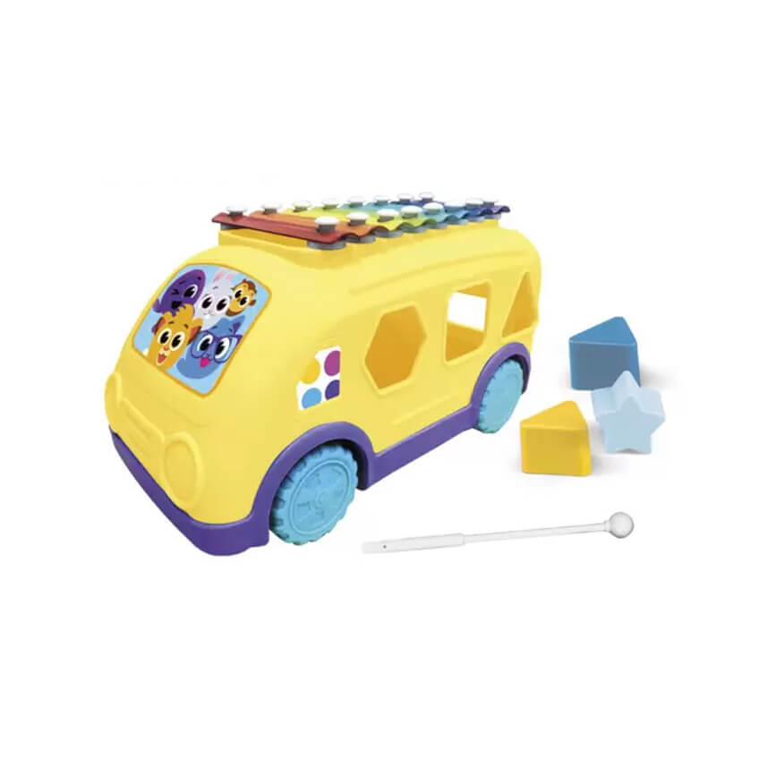 Ônibus Xilofone Yes Toys Bolofofos Ônibus Xilofone Yes Toys Bolofofos