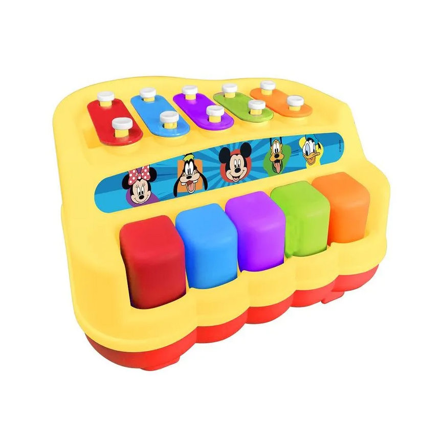 Piano Xilofone Yes Toys Mickey E Seus Amigos Piano Xilofone Yes Toys Mickey E Seus Amigos