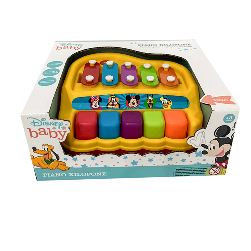 Piano Xilofone Yes Toys Mickey E Seus Amigos Piano Xilofone Yes Toys Mickey E Seus Amigos