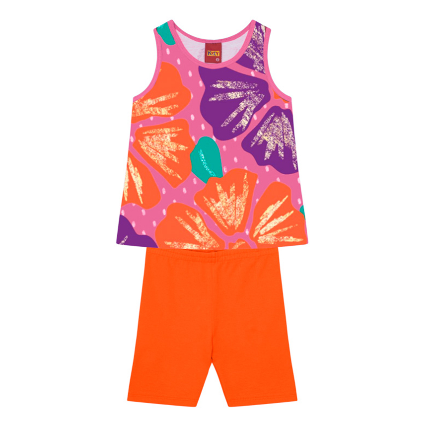 Conjunto Infantil Kyly Estampa Colorida