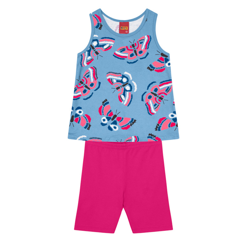 Conjunto Infantil Kyly Estampa Colorida