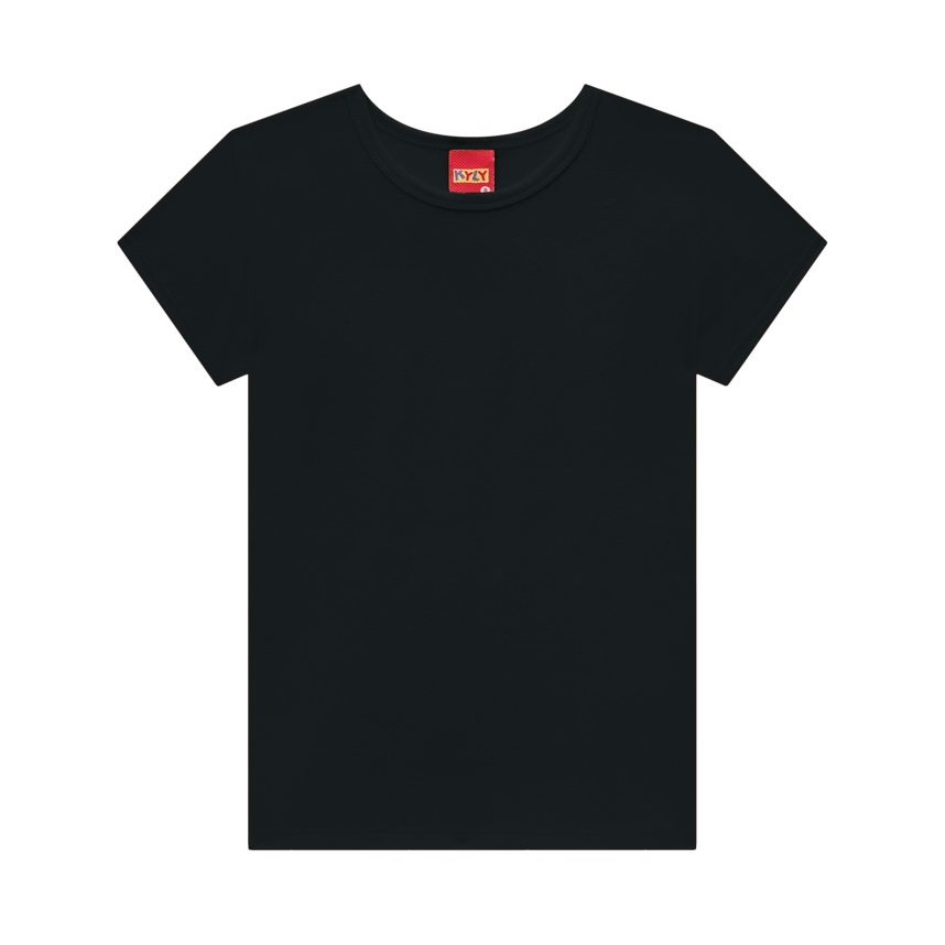 Blusa Infantil Kyly Manga Curta Cotton Básica