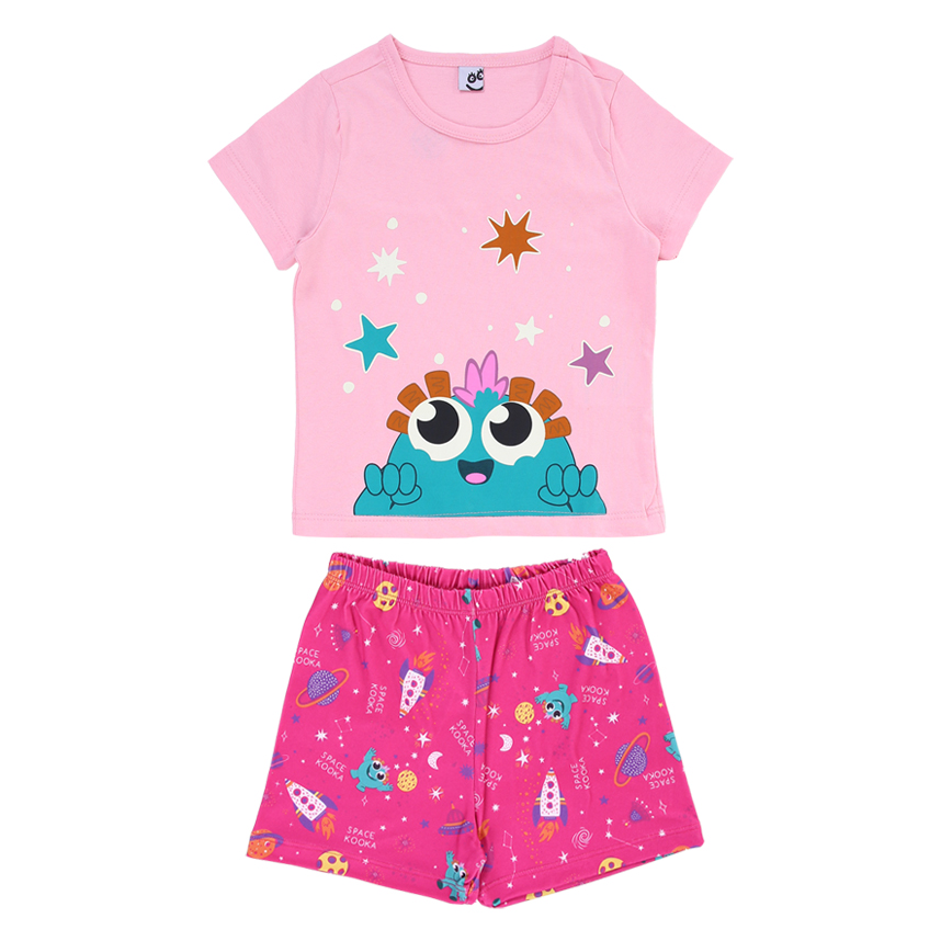 Pijama Curto Infantil Kookabu Space