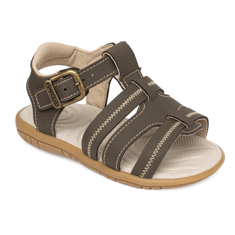 Sandália Bebê Pimpolho Casual Tiras Com Fivela Fase 2