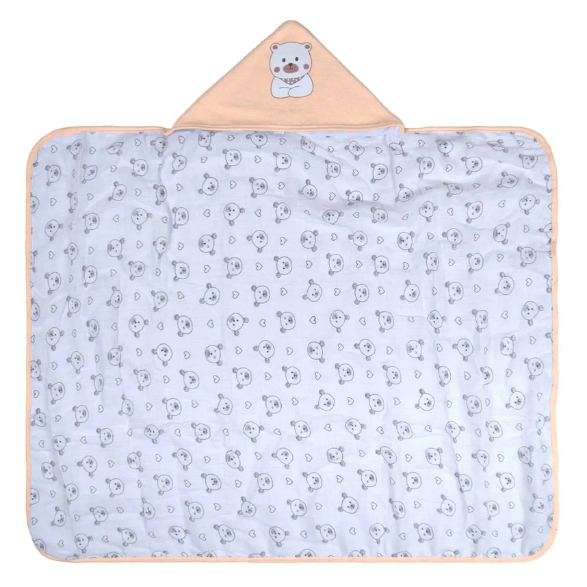 Little Unicorn - Toalha Infantil De Algodão Com Capuz E Pano De Limpeza