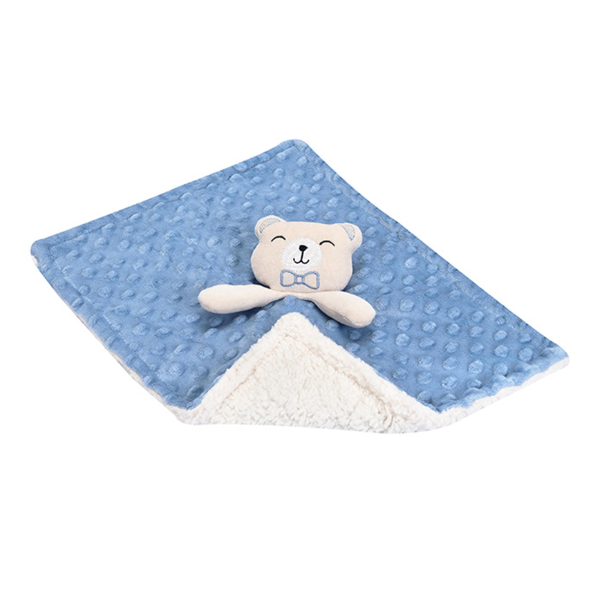 Naninha Carinhas Microfibra Bubble Com Sherpa Urso