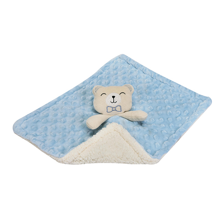 Naninha Carinhas Microfibra Bubble Com Sherpa Urso