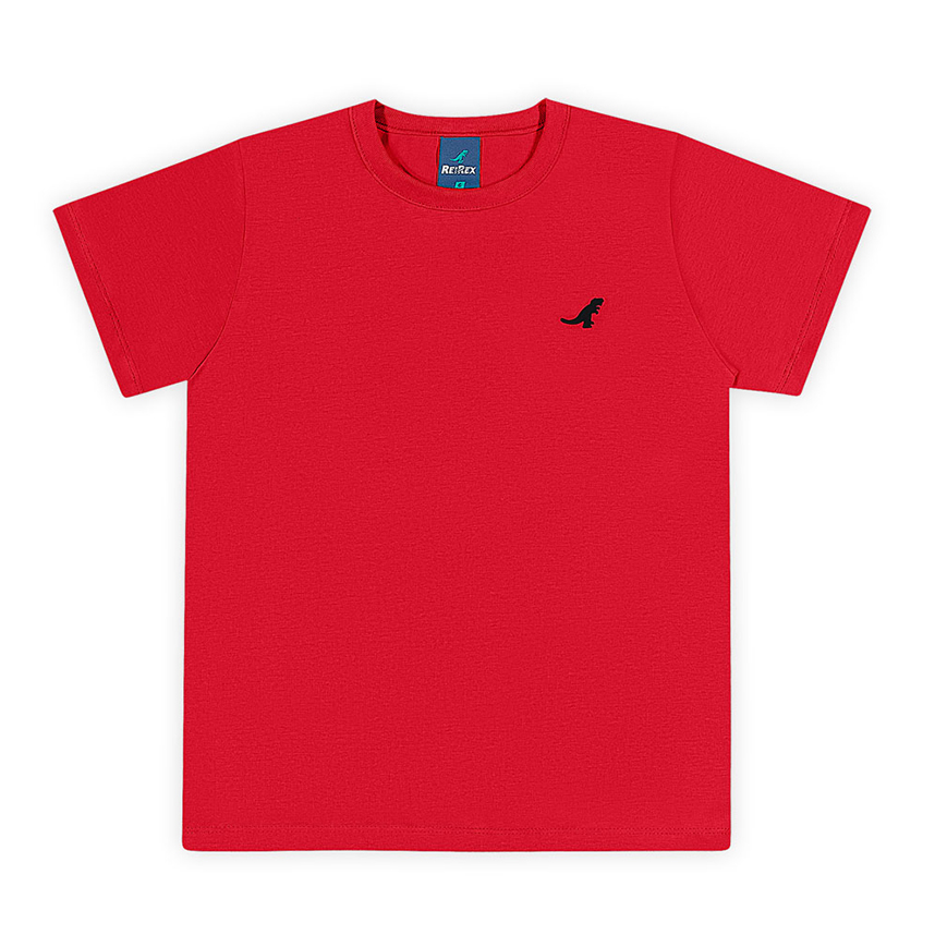Camiseta Infantil Reirex Meia Malha Básica