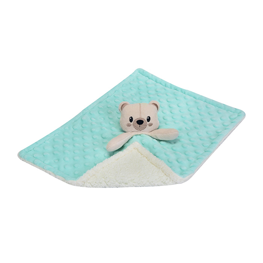 Naninha Carinhas Microfibra Bubble Com Sherpa Urso