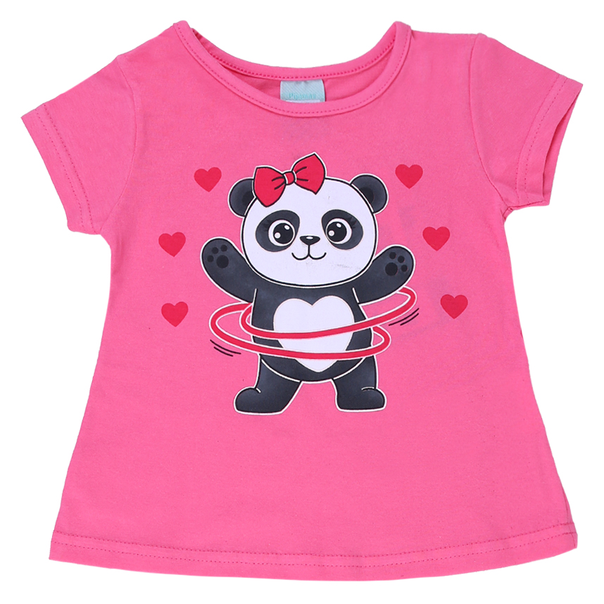 Pijama Curto Infantil Kyly Brilha No Escuro Panda