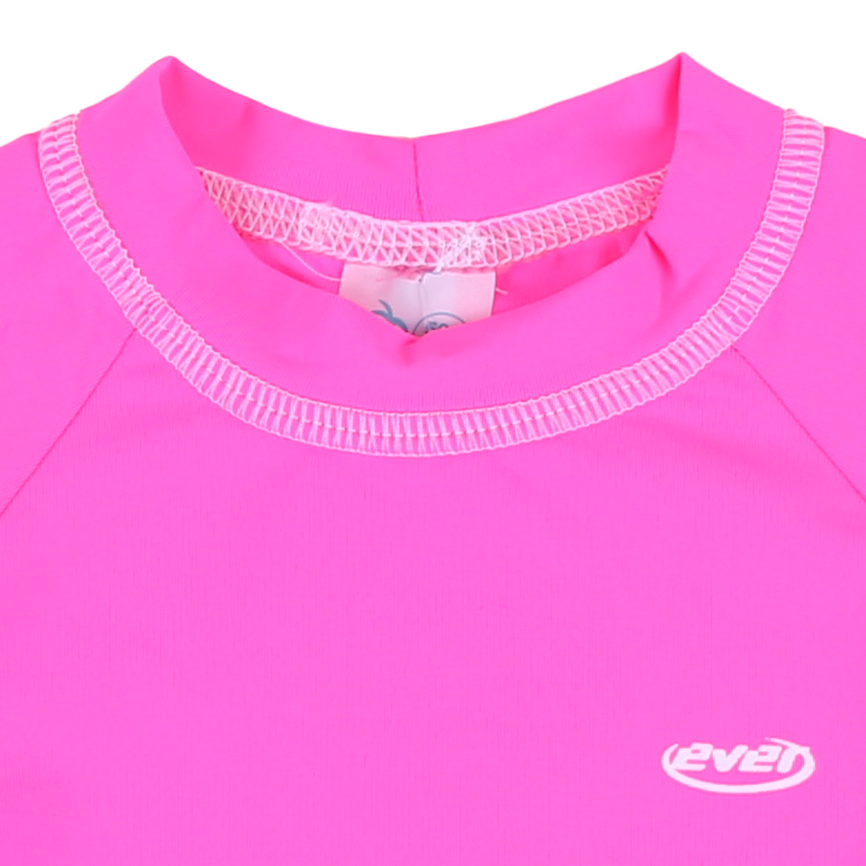 Camiseta Manga Longa Infantil Everly Praia Neon UV 50+