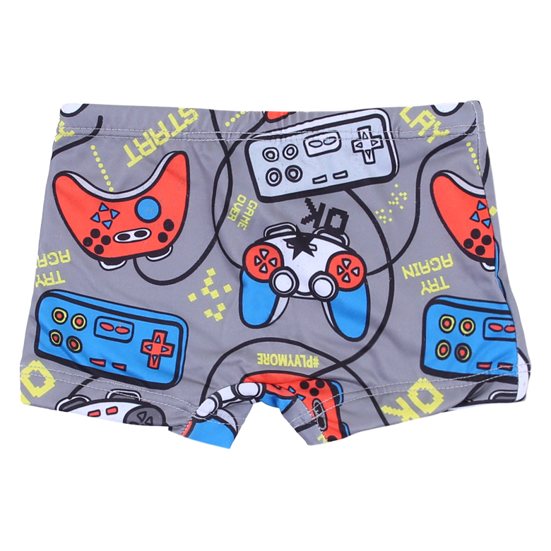 Sunga Infantil Everly Boxer Estampa Game UV 50+