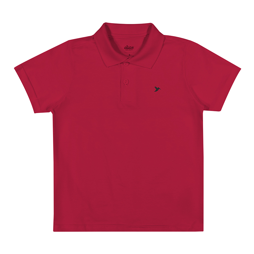 Camiseta Bebê Elian Meia Malha Polo Básica