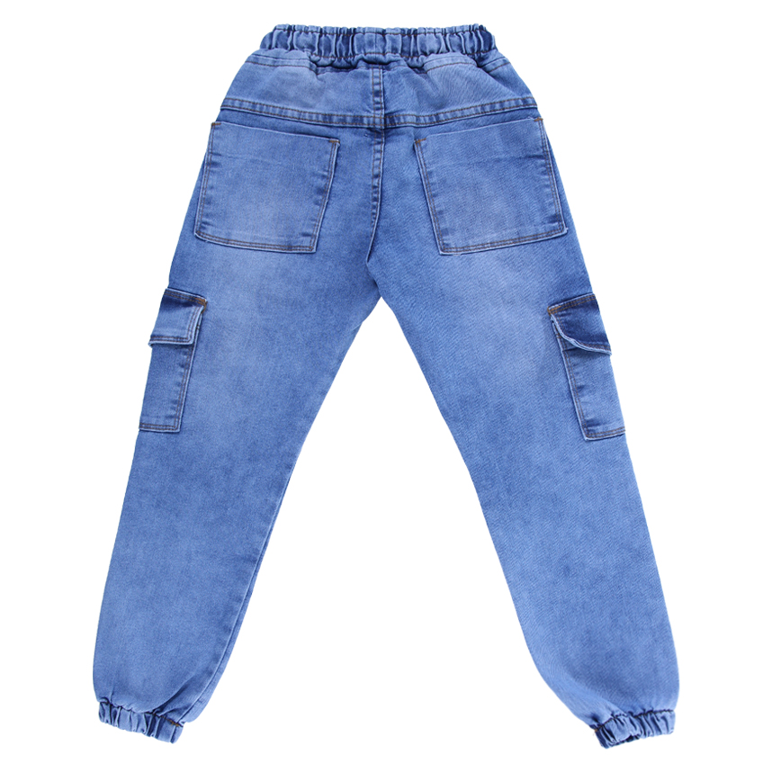 Calça Jeans Infantil Perbol Jogger Cargo