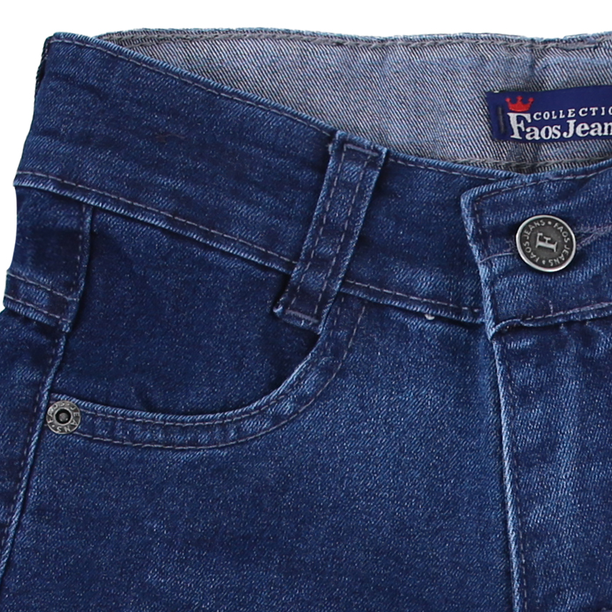 Bermuda Jeans Infantil Faos Detalhe Puídos