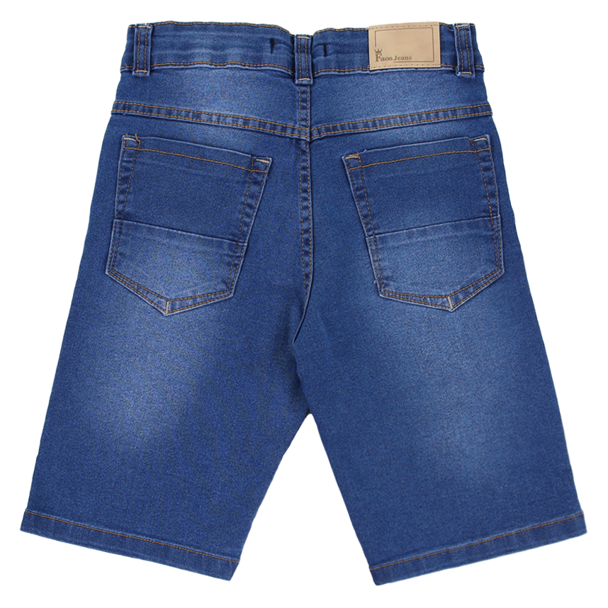 Bermuda Jeans Juvenil Faos Tradicional