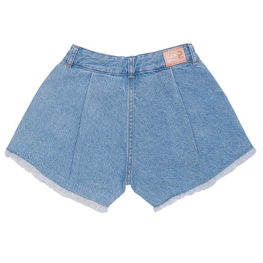 Short Jeans Infantil Peptuchy Evasê