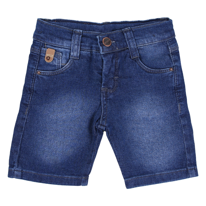 Bermuda Jeans Infantil Articolare Lycra Básica