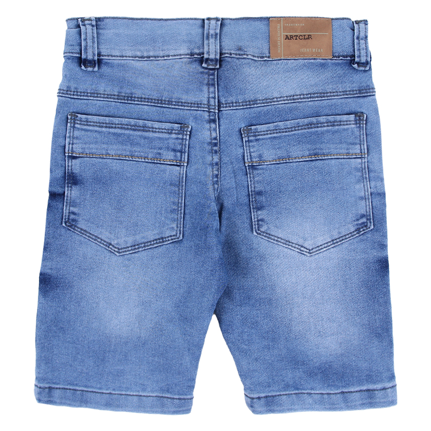 Bermuda Jeans Infantil Articolare Lycra Com Cós Elástico