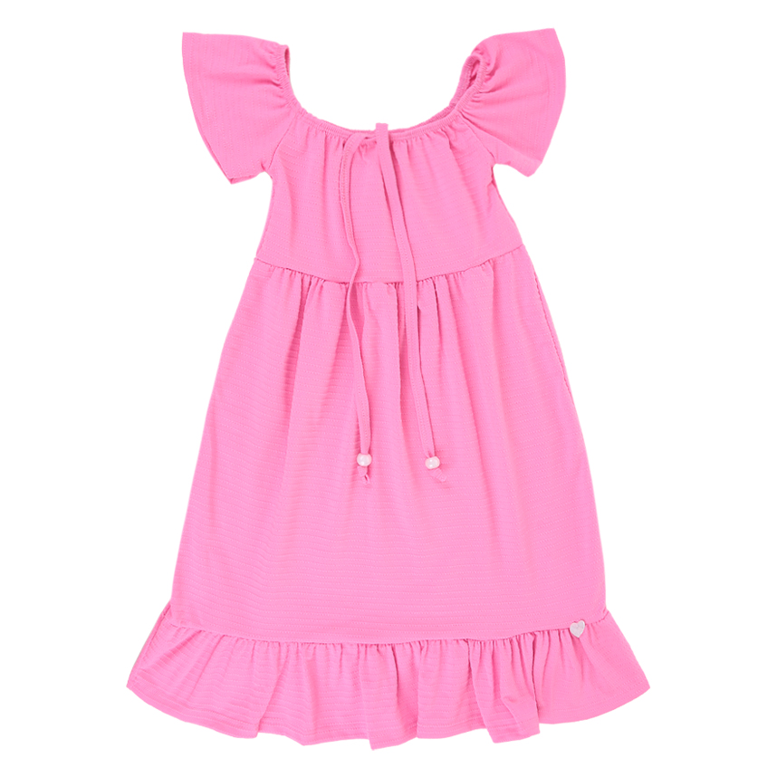 Vestido Infantil Marlan Cotton Maquinetado Midi Ciganinha