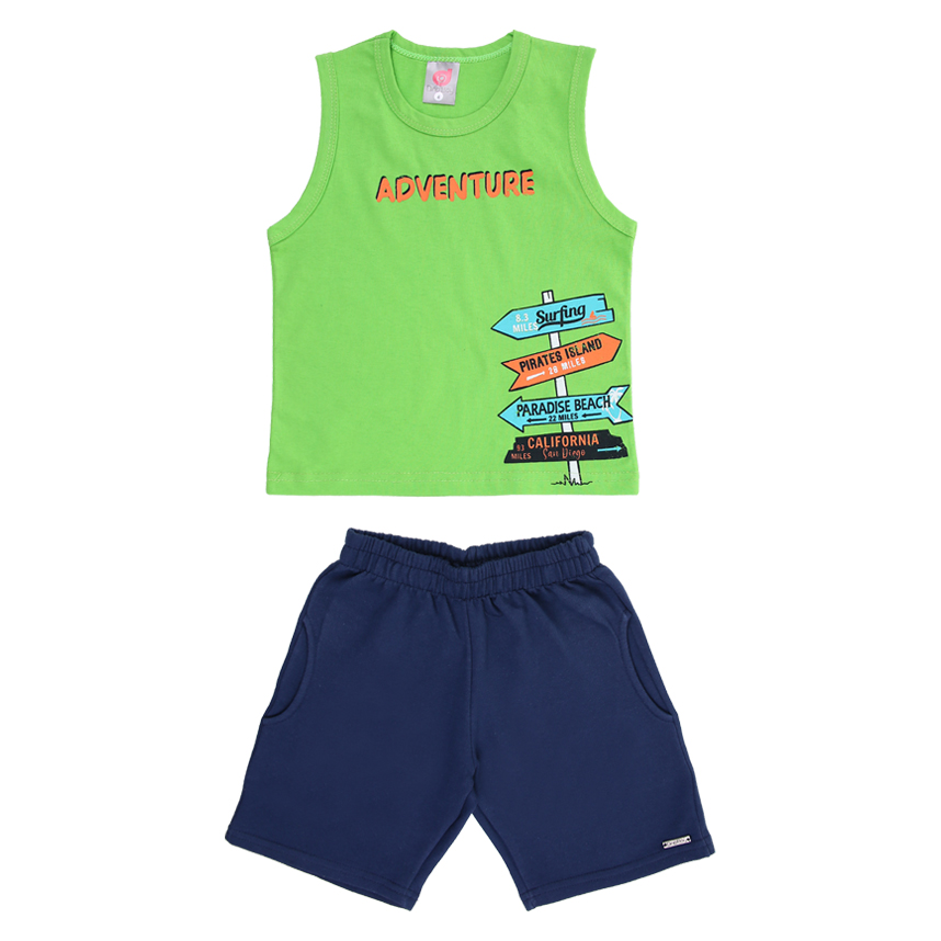 Conjunto Infantil Dino Boy Regata Estampa Adventure