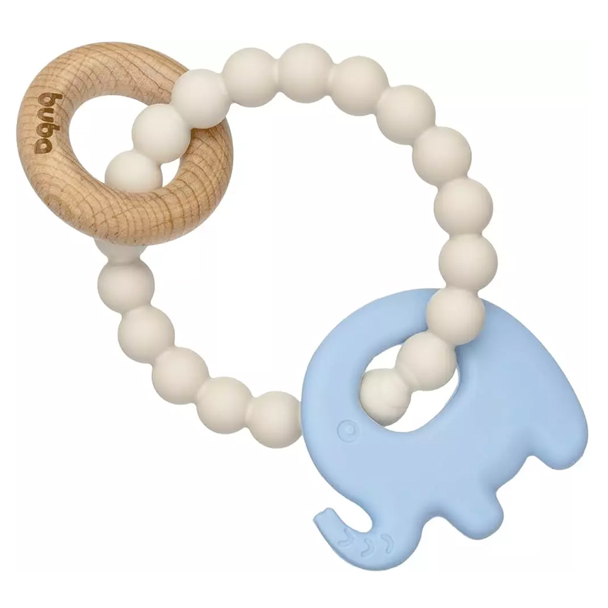 Mordedor Buba Silicone E Bambu Elefante