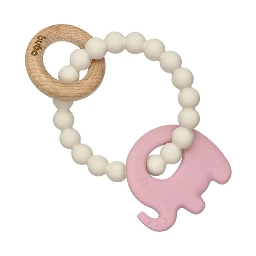 Mordedor Buba Silicone E Bambu Elefante