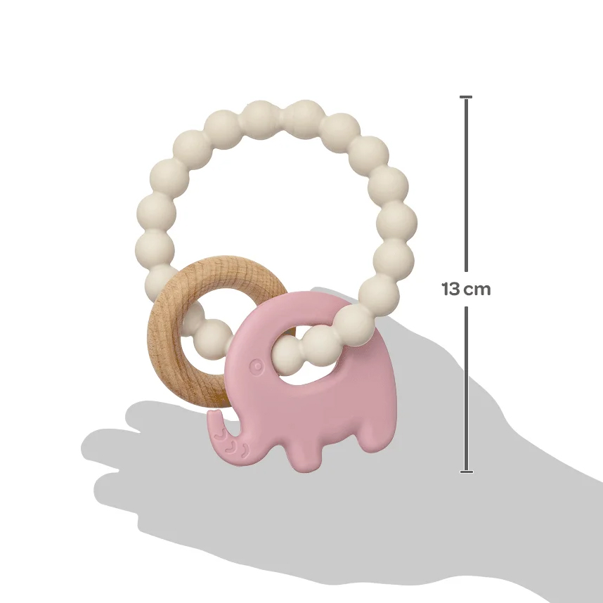 Mordedor Buba Silicone E Bambu Elefante