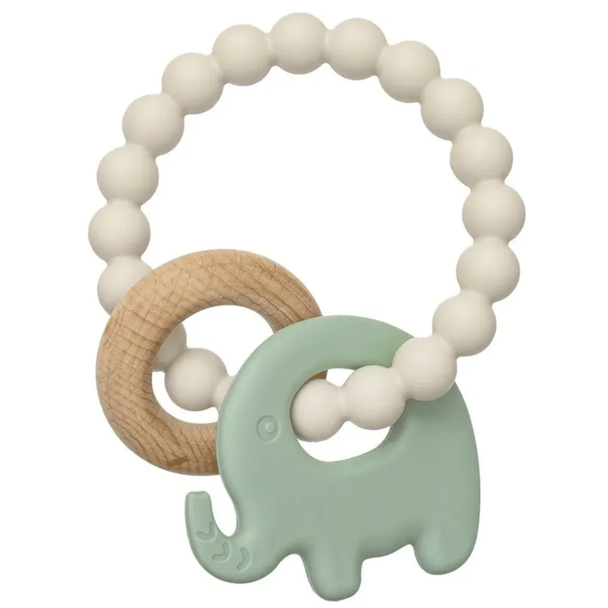 Mordedor Buba Silicone E Bambu Elefante