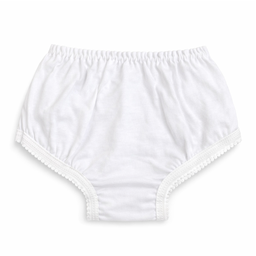 Calcinha Infantil Brando Festa Com Babado Renda E Laço Calcinha Infantil Brando Festa Com Babado Renda E Laço