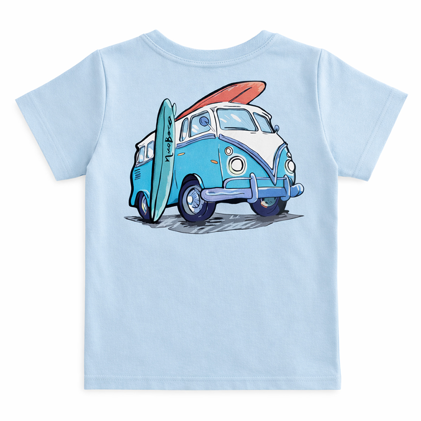 Camiseta Infantil Nicoboco Estampa Kombi Nas Costas